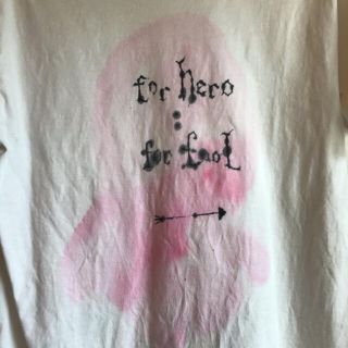 コムデギャルソン(COMME des GARCONS)のGETEMONTS 「for hero : for fool」Tシャツ 白(Tシャツ/カットソー(半袖/袖なし))