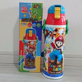 ニンテンドウ(任天堂)のスーパーマリオ 新品 超軽量 ダイレクトステンレスボトル 580ml(水筒)