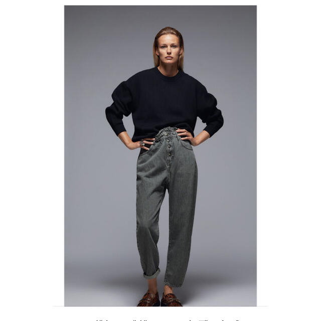 ZARA - ZARA☆ボタン バギーフィットデニムの通販 by ☆|ザラ ZARA - ZARA☆ボタン バギーフィットデニムの通販 by ☆|ザラ