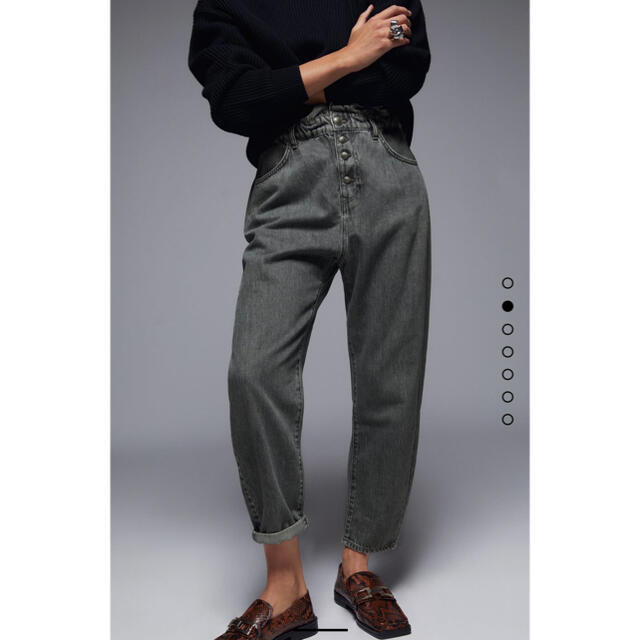 ZARA - ZARA☆ボタン バギーフィットデニムの通販 by ☆|ザラ ZARA - ZARA☆ボタン バギーフィットデニムの通販 by ☆|ザラ