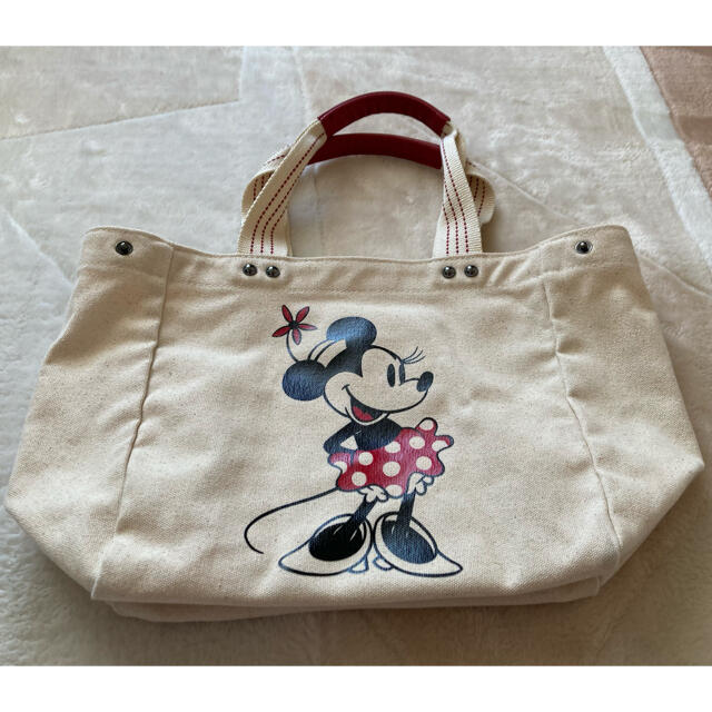 Disney(ディズニー)のミニーマウス 帆布トートバッグ レディースのバッグ(トートバッグ)の商品写真