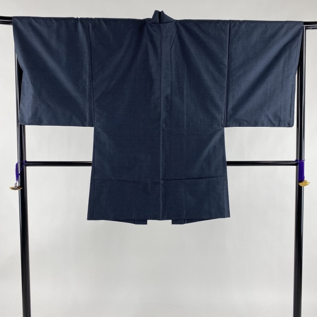 男着物 美品 優品 身丈141cm 裄丈66.5cm 正絹 【中古】 メンズの水着/浴衣(着物)の商品写真