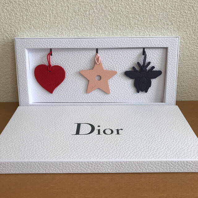 Dior(ディオール)の【新品】Dior ソフトレザー　バッグチャーム レディースのファッション小物(キーホルダー)の商品写真