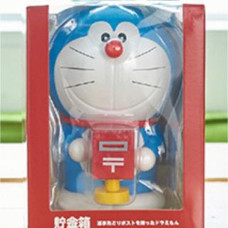 【新品 未開封】郵便局限定 ドラえもん 貯金箱 売上特価 郵便局 ドラえもん 限定 フィギュア 貯金箱 ぬいぐるみ キャラクターグッズ