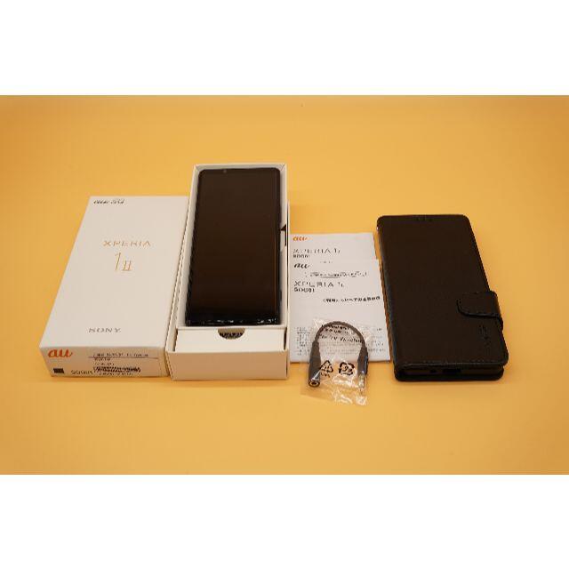 sony xperia1 ⅱSOG01 Simフリー　ブラック 美品