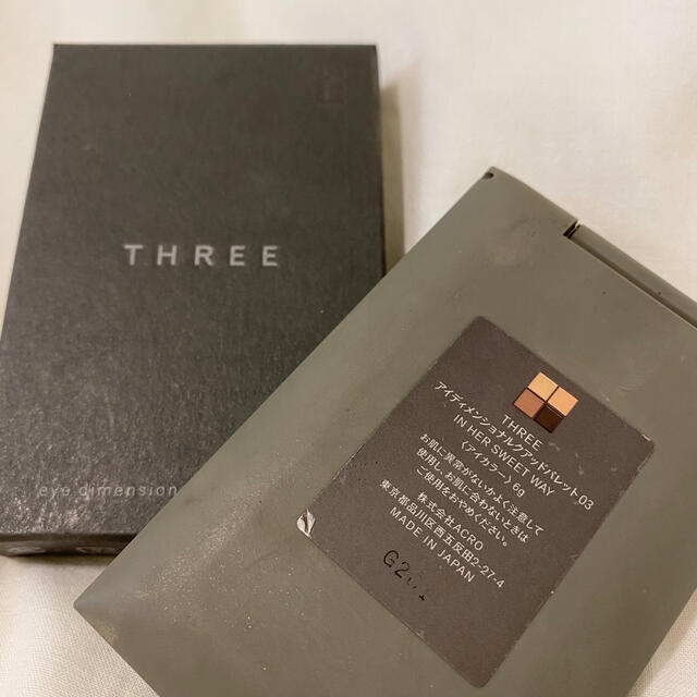THREE(スリー)のTHREE アイディメンショナルクアッドパレット　03 コスメ/美容のベースメイク/化粧品(アイシャドウ)の商品写真