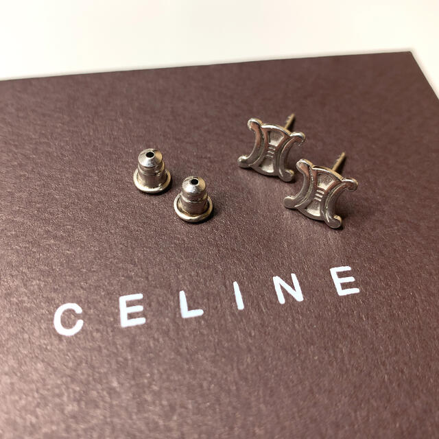 ☆セリーヌ☆ピアス☆マカダム☆シルバー☆CELINE☆SV925☆レディース