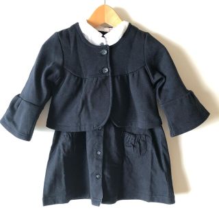 ニシマツヤ(西松屋)の2点まとめ売り　ワンピース、カーディガン　size110(ワンピース)