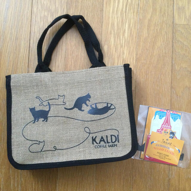 KALDI(カルディ)のカルディ　猫の日バッグ　カレンダー レディースのバッグ(トートバッグ)の商品写真