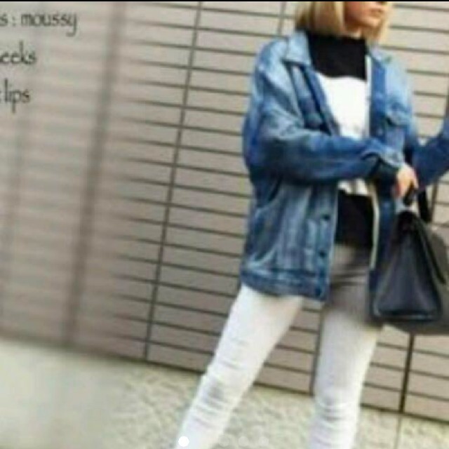 moussy(マウジー)のHIRO様専用 マウジー★LOOSE FF DENIM JK レディースのジャケット/アウター(Gジャン/デニムジャケット)の商品写真