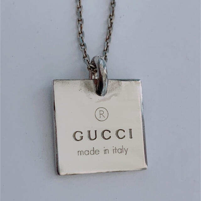 Gucci(グッチ)のGUCCI スクエア　ネックレス メンズのアクセサリー(ネックレス)の商品写真