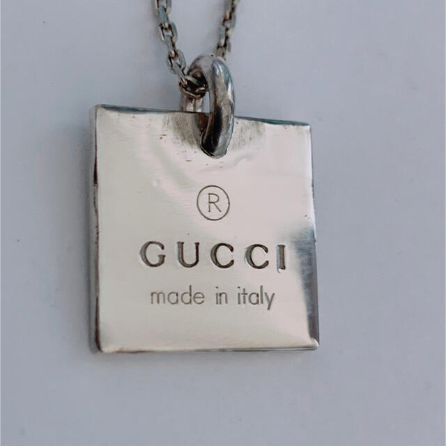 Gucci(グッチ)のGUCCI スクエア　ネックレス メンズのアクセサリー(ネックレス)の商品写真