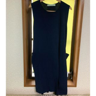 ドットアンドストライプスチャイルドウーマン(Dot&Stripes CHILDWOMAN)のDot&Stripes CHILD WOMAN袖無しロングカーディガン(カーディガン)