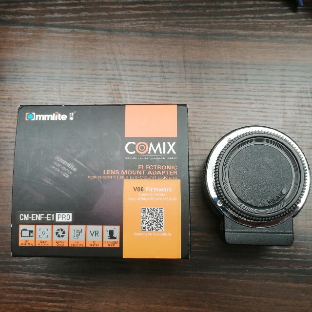 Commlite CM-ENF-E1 PRO　マウントアダプター　美品スマホ/家電/カメラ