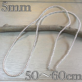 ロンハーマン(Ron Herman)の5mm ナバホパール　デザイン　ネックレス　50〜60cm(ネックレス)