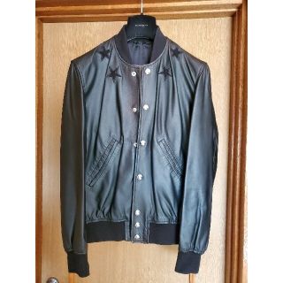 ジバンシィ(GIVENCHY)のジバンシー スターレザージャケット サイズ44(レザージャケット)