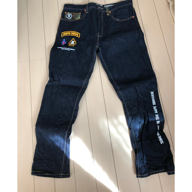 A BATHING APE(アベイシングエイプ)の【AAPE BY A BATHING APE】 JEANS メンズのパンツ(デニム/ジーンズ)の商品写真