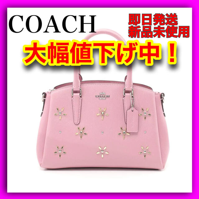 コーチ COACH セージ レザー ライトパープル ビジュー  F72833ブランド