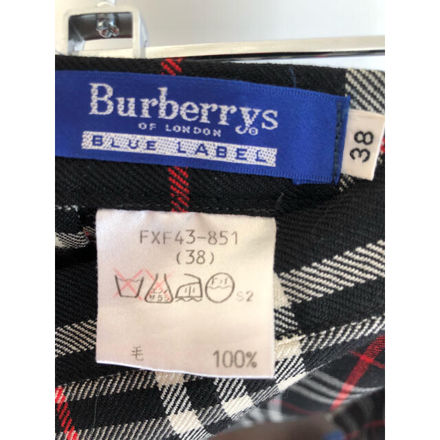 BURBERRY BLUE LABEL(バーバリーブルーレーベル)のBurberrys BLUE LABEL タータンチェック 巻きスカート レディースのスカート(ひざ丈スカート)の商品写真