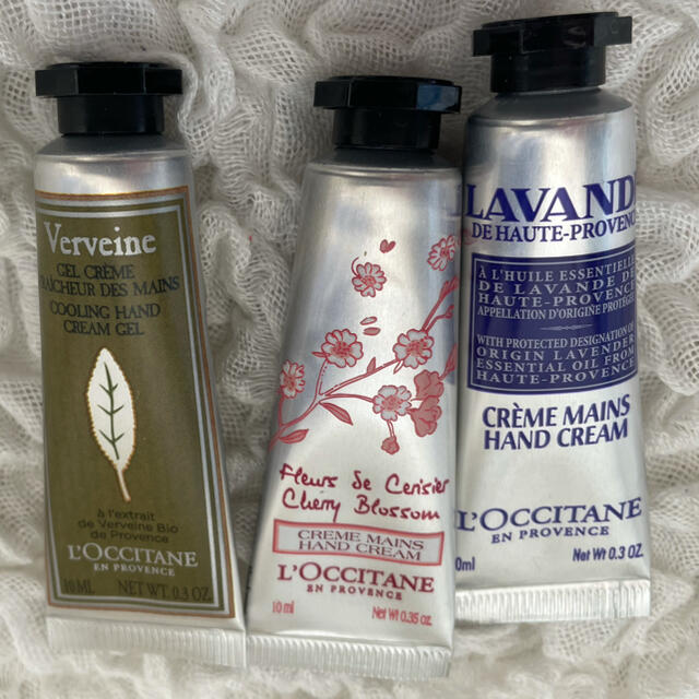 L'OCCITANE(ロクシタン)のロクシタン　ミニハンドクリーム　3種 コスメ/美容のボディケア(ハンドクリーム)の商品写真