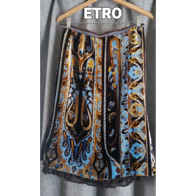 大変美品　ETRO  素敵なベロアスカート