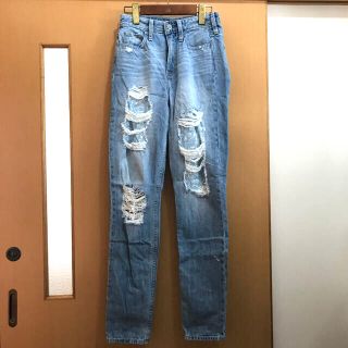 ホリスター(Hollister)の☆新品未使用☆【HOLLISTER】ホリスター☆ハイウエストボーイフレンドデニム(デニム/ジーンズ)