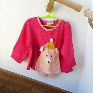 ナルミヤ インターナショナル(NARUMIYA INTERNATIONAL)のくまちゃんトレーナー(Tシャツ/カットソー)