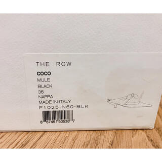 Drawer - THE ROW MULE 36 ザロウ リボンミュール COCO 黒の通販 by