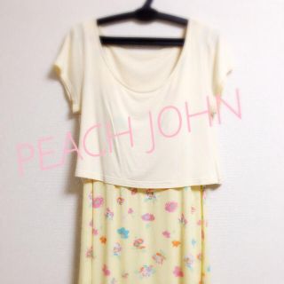 ピーチジョン(PEACH JOHN)のPEACH JOHN ▷ 新品 カップ付きマキシ丈ルームウェア (ルームウェア)