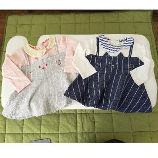 ナルミヤ インターナショナル(NARUMIYA INTERNATIONAL)のブルー売り切れ ねこちゃんピンクのみ(Tシャツ/カットソー)