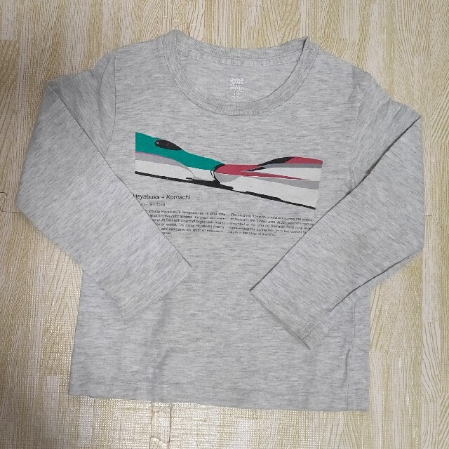 Design Tshirts Store graniph(グラニフ)のはやぶさ、こまち　Tシャツ　110 キッズ/ベビー/マタニティのキッズ服男の子用(90cm~)(Tシャツ/カットソー)の商品写真