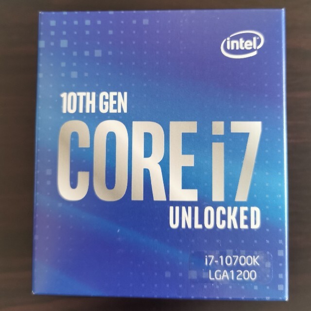 intel core i7 10700k 新品