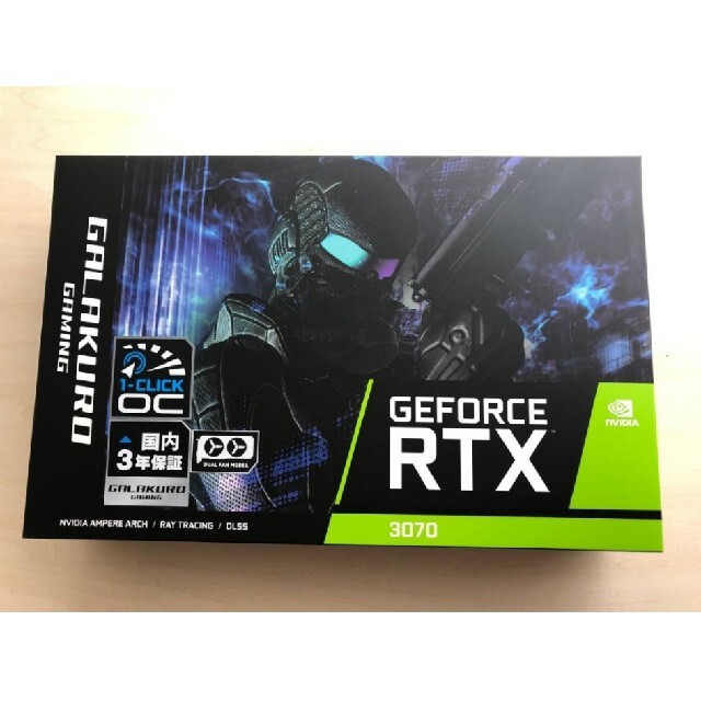 新品未開封 GALAKURO GAMING GeForce RTX 3070Ti