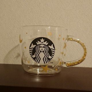 STARBUCKS ホリデー2020ビーズハンドル耐熱グラスマグスター296ml