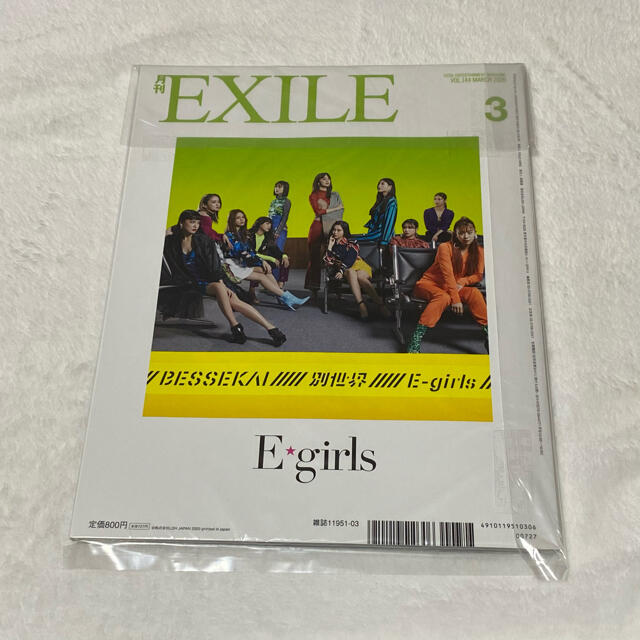 EXILE TRIBE(エグザイル トライブ)の月刊exile 2020年　3月号 エンタメ/ホビーの雑誌(アート/エンタメ/ホビー)の商品写真