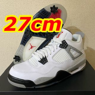 NIKE - 新品 ナイキ エア ジョーダン4 ゴルフシューズ 27 ゴルフの通販