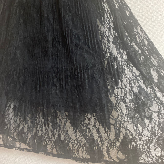 w closet(ダブルクローゼット)の値下げ！黒レーススカート レディースのスカート(ロングスカート)の商品写真