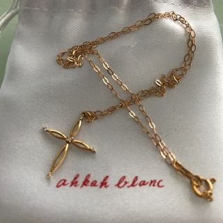 AHKAH - 美品 アーカーブラン クロスネックレスの通販 by R&M's