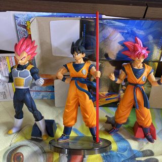 バンプレスト(BANPRESTO)のドラゴンボール悟空、ベジータフィギュア(アニメ/ゲーム)