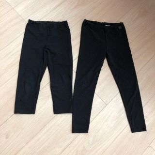 ムジルシリョウヒン(MUJI (無印良品))のレギンス　４枚セット　無印、UNIQLO 120(パンツ/スパッツ)