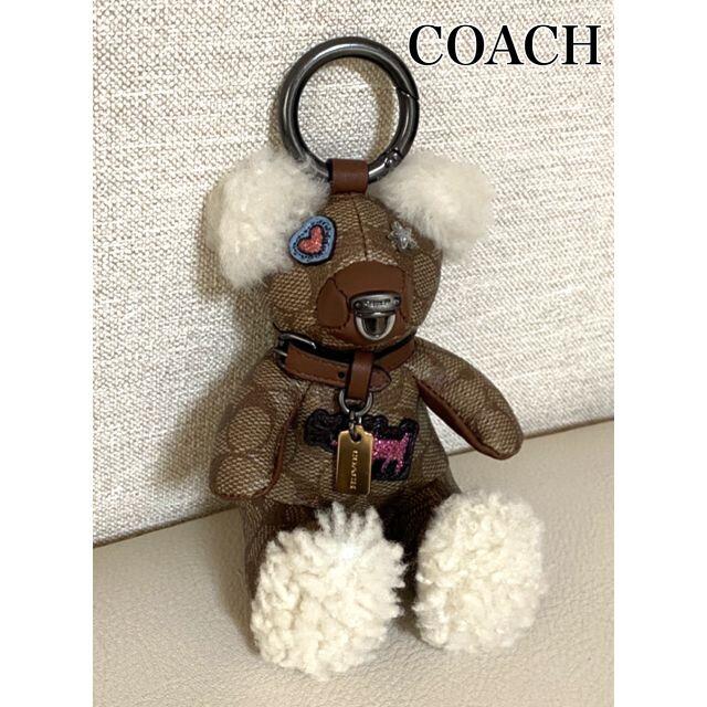 COACH(コーチ)のCOACH × Keith Haring☆ 美品 テディベア キーリング レディースのファッション小物(キーホルダー)の商品写真