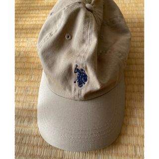 ポロラルフローレン(POLO RALPH LAUREN)のU.S.PORO ASSNベージュ帽子(キャップ)