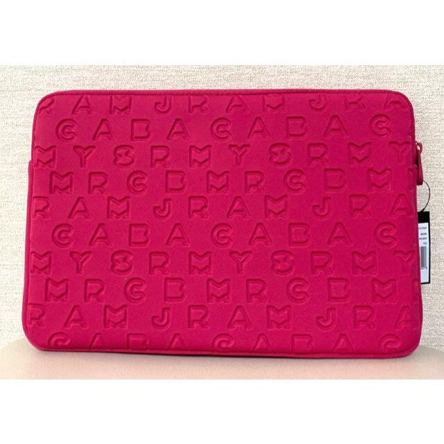 MARC BY MARC JACOBS(マークバイマークジェイコブス)のMARC BY MARC JACOBS ☆ 新品未使用 PC ケース ピンク M レディースのバッグ(クラッチバッグ)の商品写真