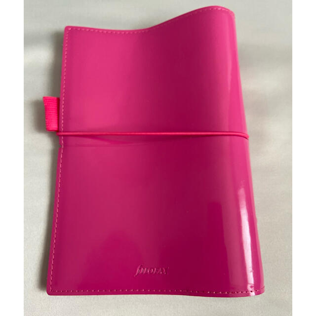 ★Filofax★ファイロファックス バイブルサイズ 6穴 手帳 ピンク ドミノ文房具