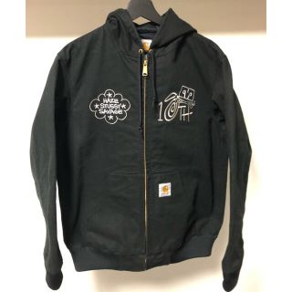 ステューシー(STUSSY)のSTUSSY SAVAGE! HAZE CARHARTT アクティブパーカー(カバーオール)