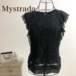 マイストラーダ(Mystrada)のMystrada★マイストラーダ★レースラッフルブラウス(シャツ/ブラウス(半袖/袖なし))