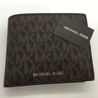 マイケルコース(Michael Kors)のマイケルコース　メンズ　コインケース付き　W札入れ　財布　J28(折り財布)