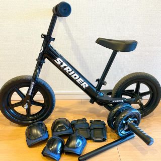 ストライダ(STRIDA)の【美品！！】ストライダー　& プロテクター　&   腹筋ローラー(自転車)