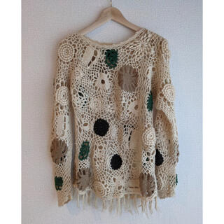 ロキエ(Lochie)の vintage crochet knit(ニット/セーター)