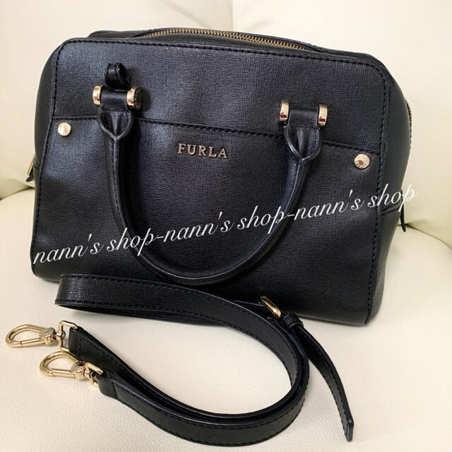 Furla(フルラ)の美品 マテリアル サフィアーノ ボストン バッグ フルラ レディースのバッグ(ボストンバッグ)の商品写真